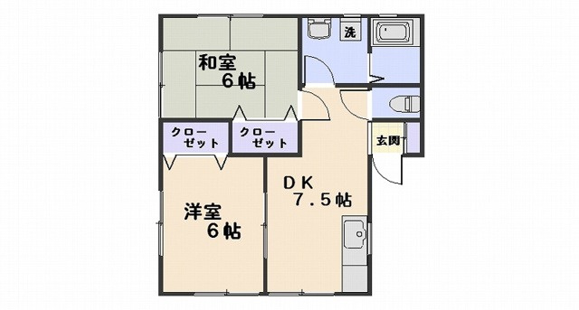 ポットフィールドの間取り