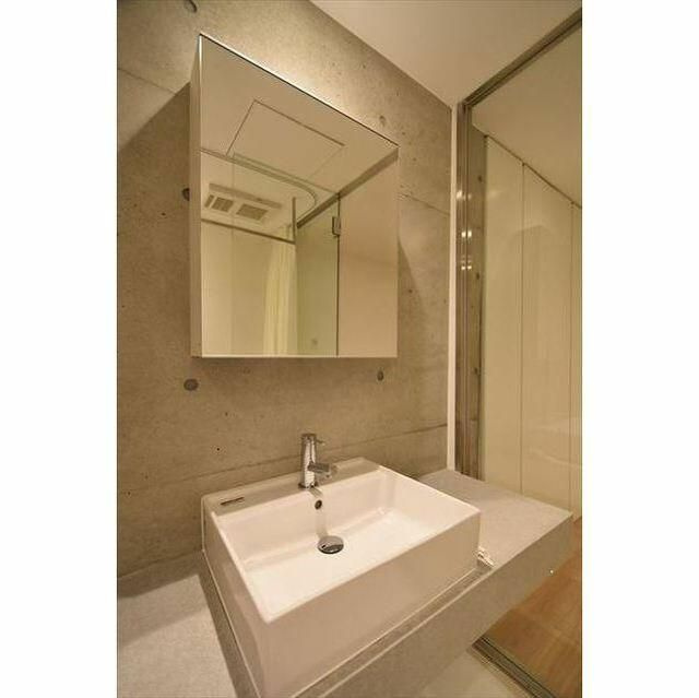 スクエアコート早稲田の洗面所