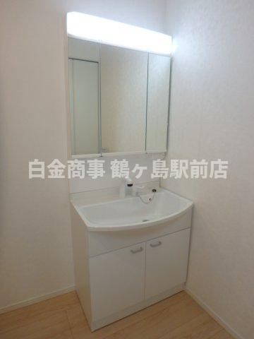 鶴ヶ島市富士見新築戸建の独立洗面台