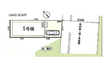 鶴ヶ島市富士見新築戸建の区画図