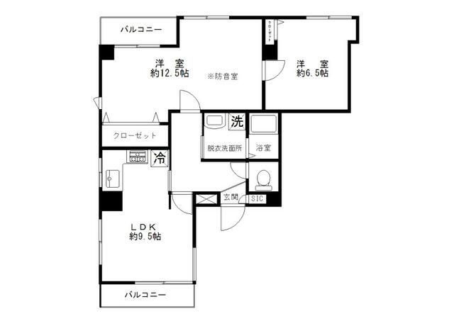 石塚マンションの間取り