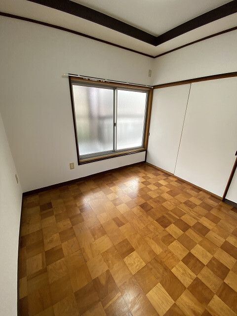 交野市向井田賃貸住宅のバルコニー