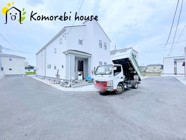 鴻巣松原　3期　新築一戸建て　リーブルガーデン　04の前面道路含む現地写真|26.7.13　撮影済み
