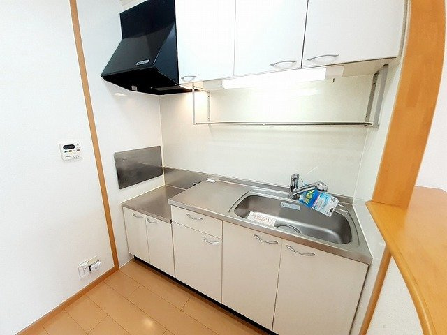 サニーハウス東高陽台Ａのキッチン|お料理しやすいキッチンです