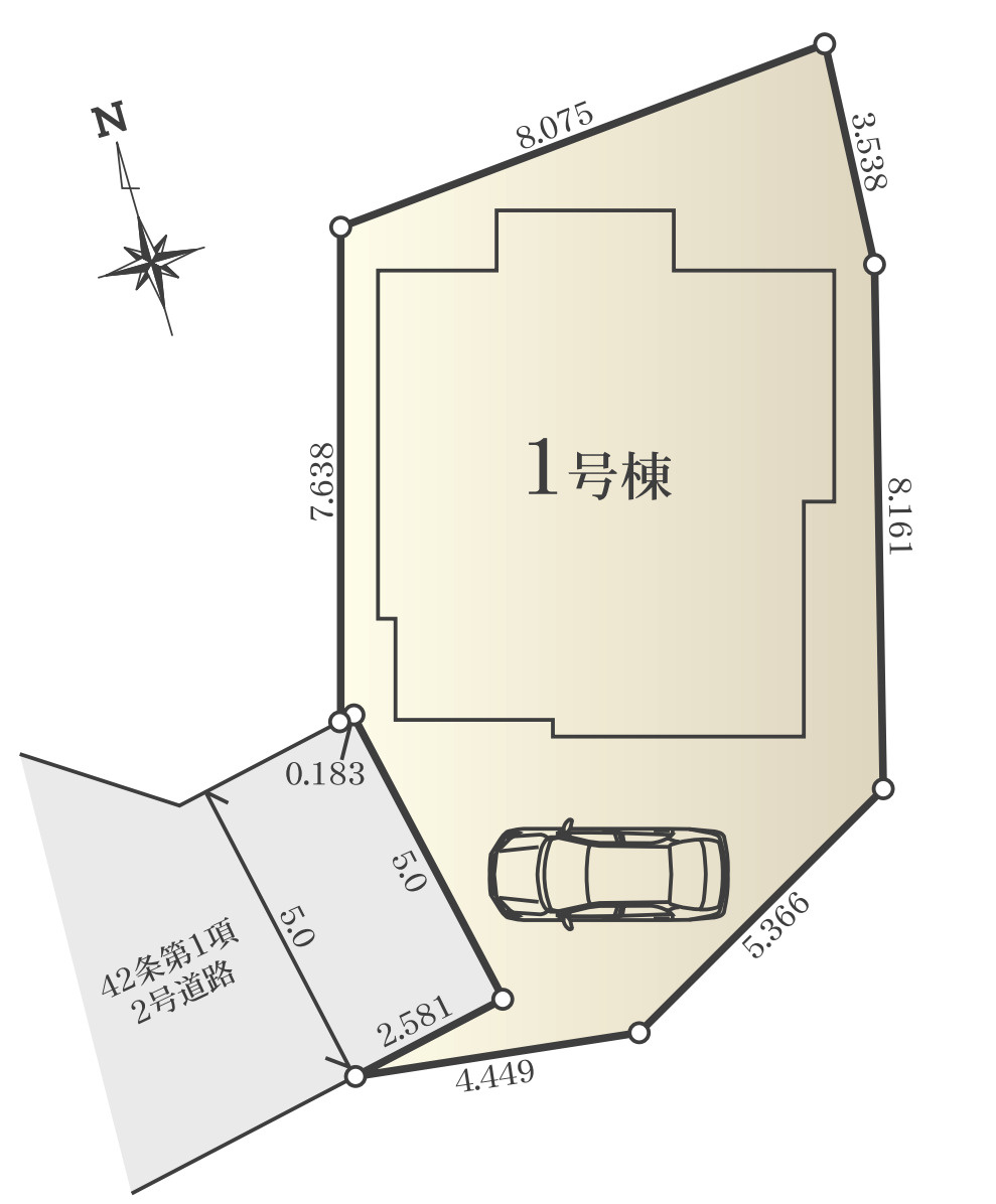 横浜市金沢区釜利谷東６丁目 新築戸建て【仲介手数料無料】の区画図