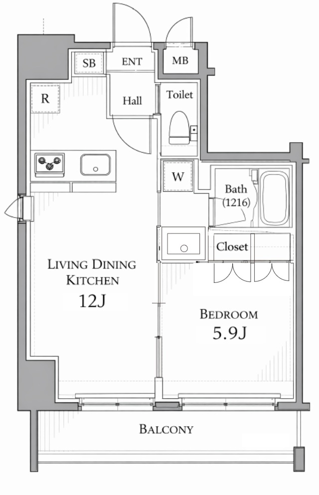 ＲＥＡＬＩＺＥ押上Ⅱの間取り