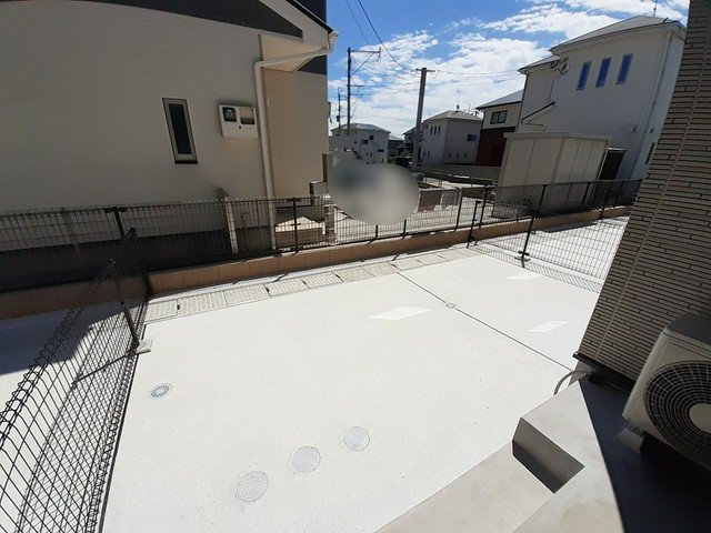 エクシード・ヴィラ津屋崎Ⅱの庭|簡単な家庭菜園も楽しめるお庭です