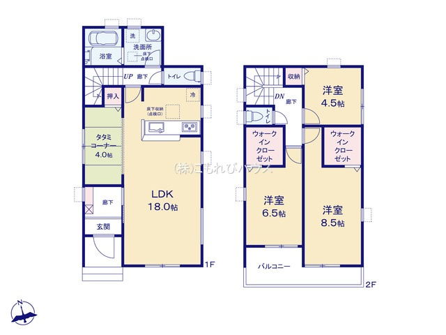 鴻巣松原　3期　新築一戸建て　リーブルガーデン　05の間取り|【全5棟・5号棟】鴻巣松原　3期　新築一戸建て　リーブルガーデン　05・3LDK・土地面積160.54m2・建物面積101.73m2