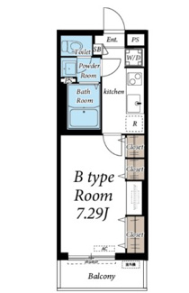 【間取り】 | ヴィラ船橋 | 間取りです。