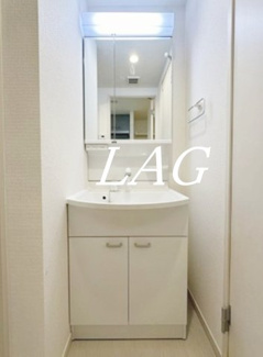 【洗面所】 | ヴィラ船橋 | 独立洗面台です。