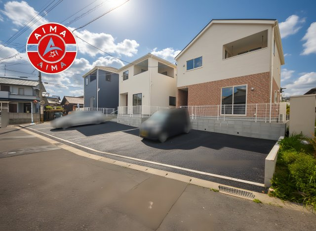 那珂川市今光8丁目第2-3棟（1号棟）の前面道路含む現地写真|見学の時間などお気軽にお問い合わせ下さい。