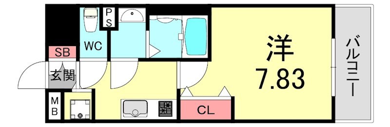 Luxe東灘の間取り
