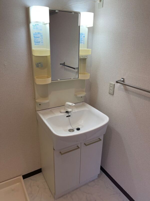 【洗面所】 | ル・ヌーヴォ・セリエⅠ | ゆったりとスペースのある洗面所