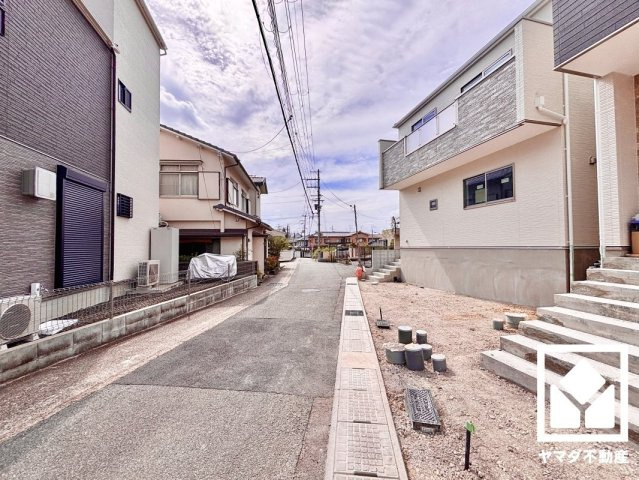 宇治市大久保町上ノ山　1期の前面道路含む現地写真|7月12日　現地写真更新