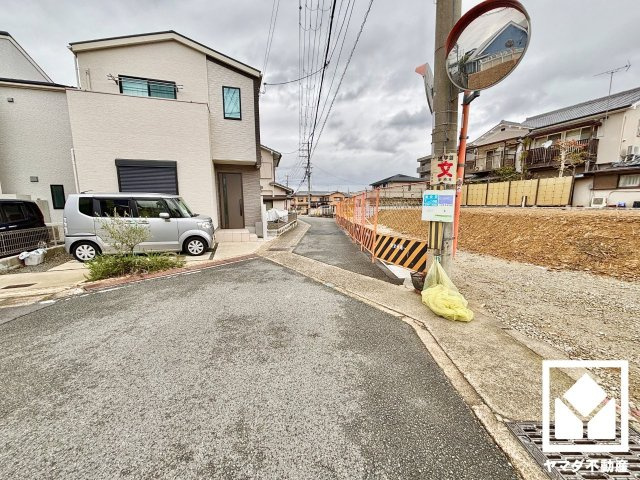 宇治市大久保町上ノ山　1期の前面道路含む現地写真|3月3日　現地写真更新