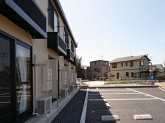 レオパレスアンソレイエのバルコニー