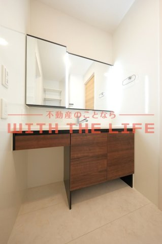 D-roomシャンヴル【キャッシュバック】の独立洗面台|独立洗面台あり、毎朝おしゃれに忙しい女性の方におすすめです