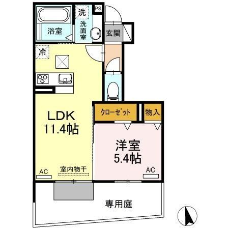 カーサ・デ・フィオーレの間取り