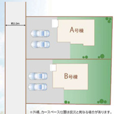 堀町2086番の区画図|区画図です。