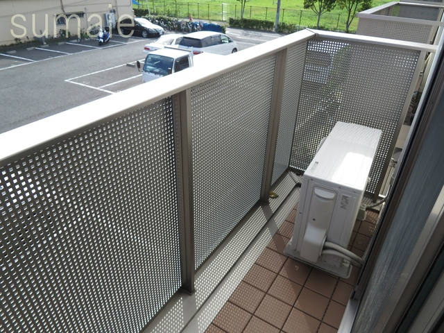 ラシーネ鎌倉のバルコニー|お洗濯ものも干しやすいバルコニーです♪