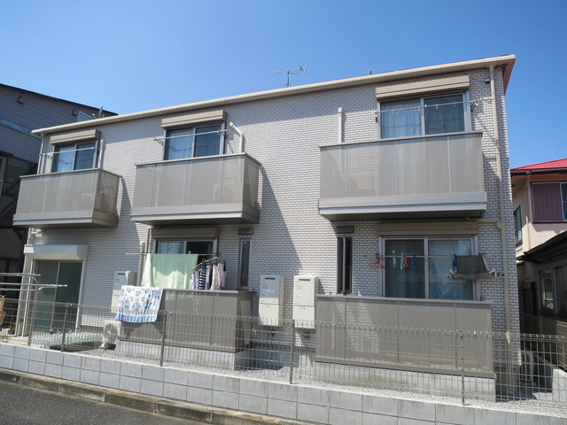 ラシーネ鎌倉の外観|バルコニー側の外観です♪