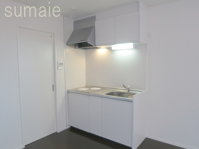 ラシーネ鎌倉のキッチン|2口IHコンロ設置済みのキッチンです♪