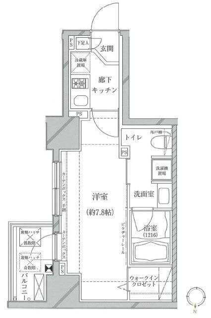 クレイシア亀戸の間取り