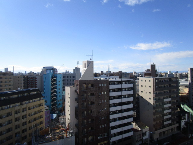 セントラル王子の展望|最上階からの景色です。