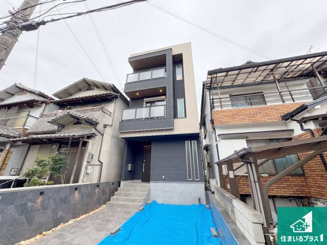 ■枚方市出口　新築一戸建ての外観|安心の10年保証！外観を美しく保ち、雨水で汚れを落とします！気になることがありましたら、お気軽にお問い合わせください！