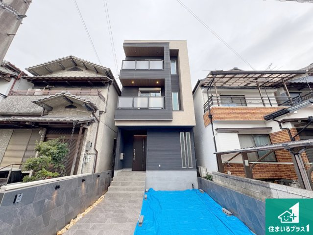 枚方市出口　新築一戸建ての外観|お客様に長く安心して住んでいだだける事にこだわった家づくり！住んでからのアフターサービスにもしっかりと取り組んでいます！