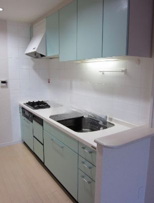 【キッチン】 | ライオンズスクエア小石川後楽園 | コンパクトなキッチンで掃除もラクラク