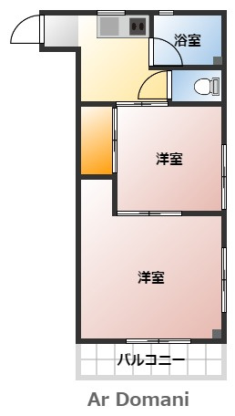 【間取り】 | ローズタウン曽根