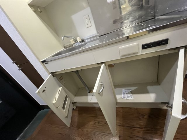 中央ハイツのキッチン|キッチン収納