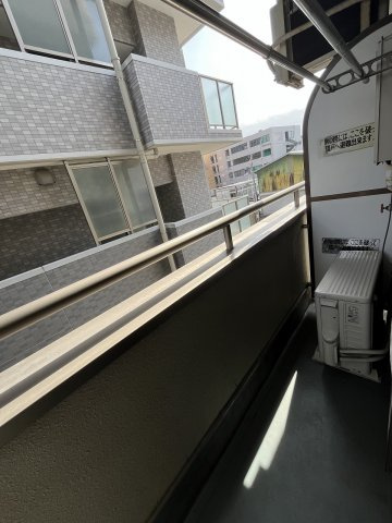 中央ハイツのバルコニー