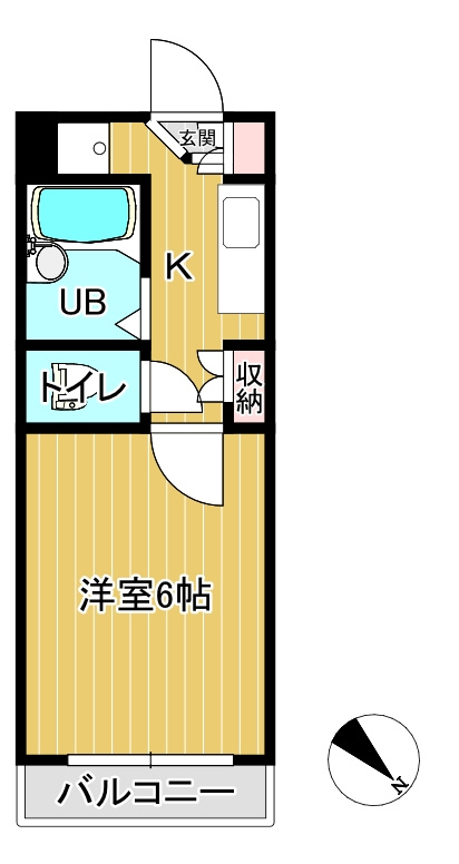 中央ハイツの間取り