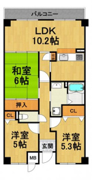 グレース門戸荘の間取り