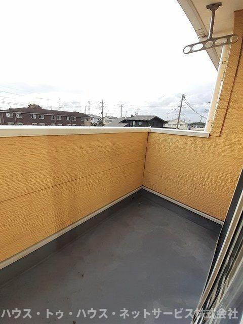 エレガントヒルⅡＢのバルコニー