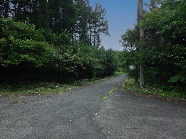 八幡平パークランド①の前面道路含む現地写真