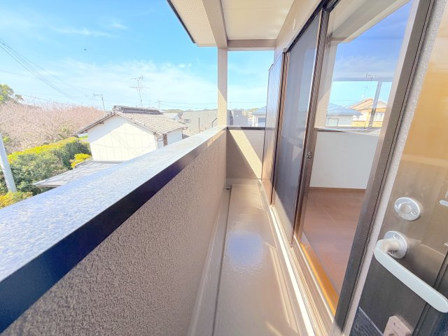 久原戸建てのバルコニー