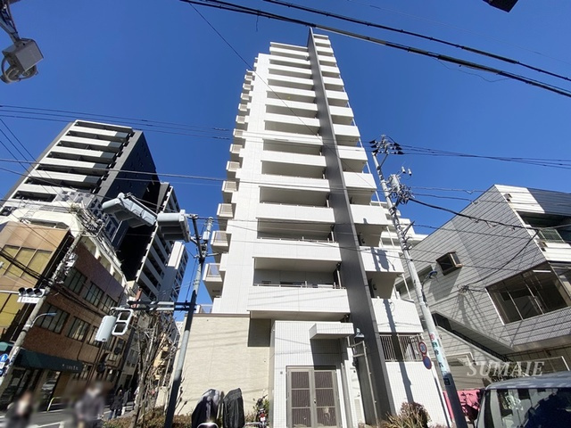 クロスレジデンス東十条の外観|存在感のあるマンションです！