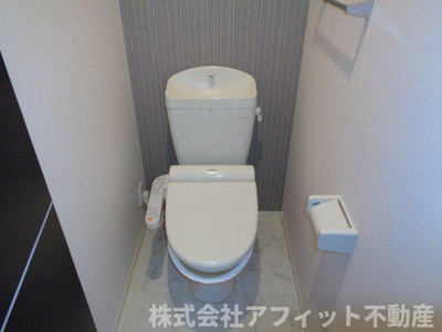 【トイレ】 | ソレーユ池田 | 温水洗浄暖房便座