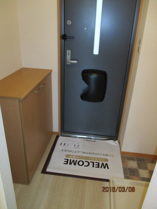 都南ハイツの玄関