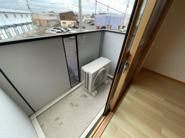 都南ハイツのバルコニー