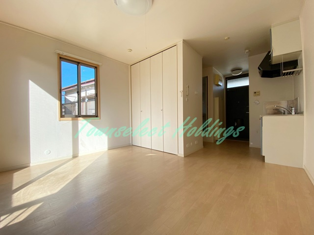 茅ヶ崎市浜竹２丁目のアパートの寝室