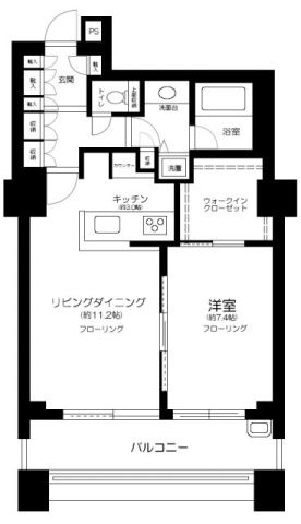 パークタワー東京フロントの間取り