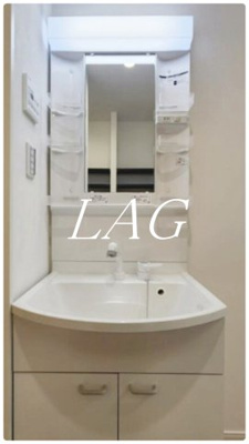 【洗面所】 | ＭＥＬＤＩＡ八広Ⅴ | 独立洗面台です。