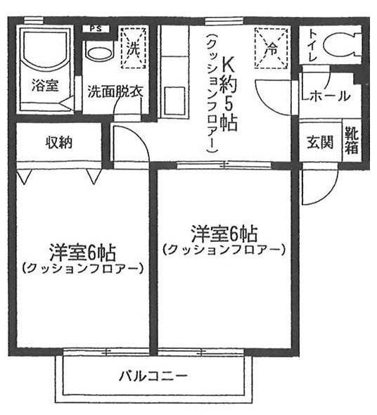 アネックス東伏見の間取り|間取りです。