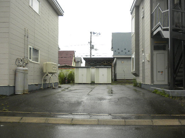 西24南3上下二戸借家Bの外観