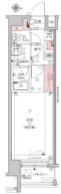 エストゥルース両国の間取り