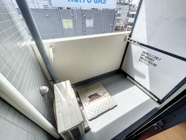 浦安市北栄２丁目の賃貸マンションのバルコニー
